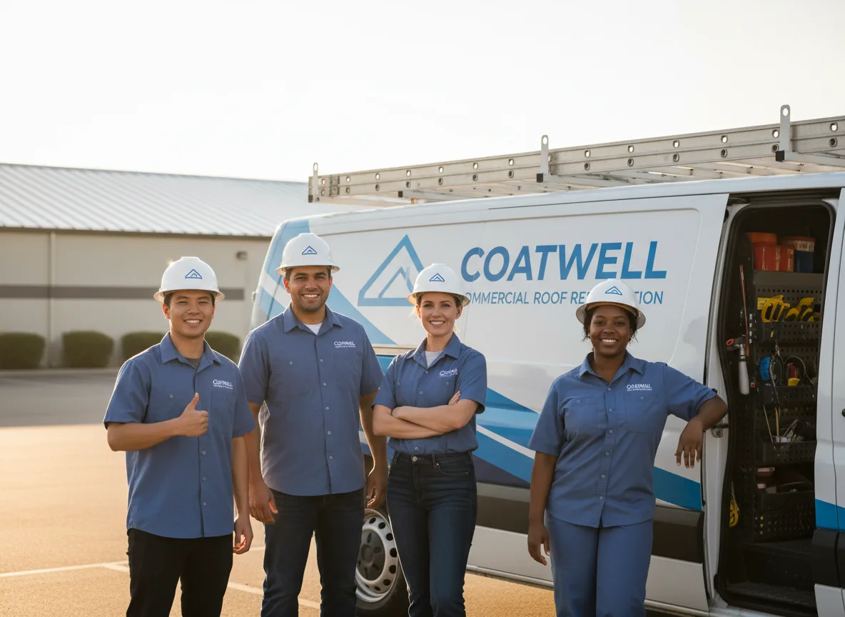 Commercial roof coating company in Farnham, VA